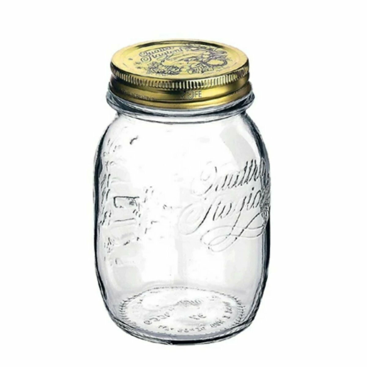 Bormioli Rocco ボルミオリ・ロッコ ガラス瓶 500ml Q.S.JAR 500cc （ ガラス 保存容器 ガラスジャー 蓋付き ガラス容器 おしゃれ 手作り ピクルス シロップ漬け 保存瓶 ふた付き はちみつ かわいい ）【39ショップ】