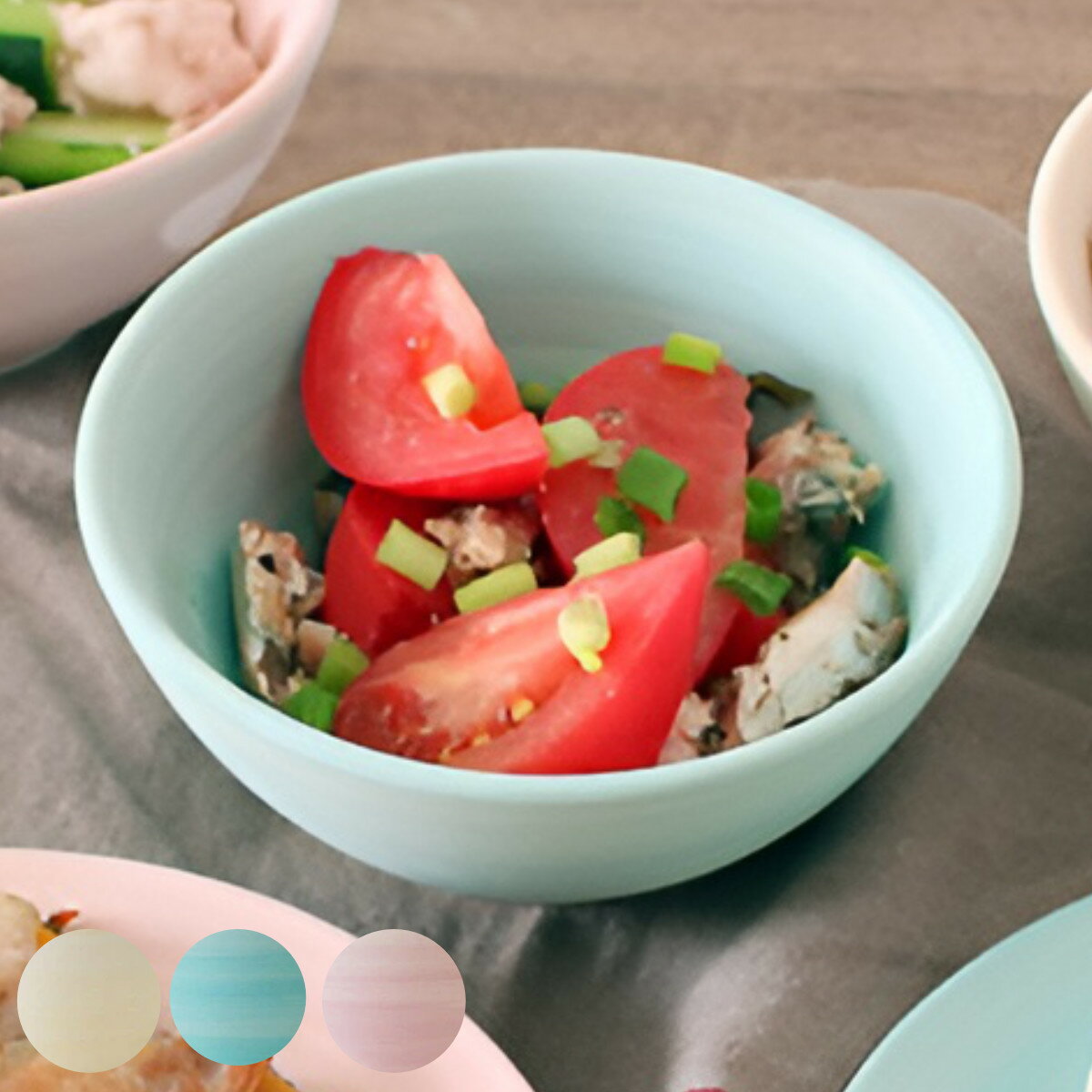 ボウル 12.5cm SOROI ソロイ 磁器 美濃焼 （ 食洗機対応 電子レンジ対応 鉢 中鉢 サラダボウル シリアルボウル 茶碗 ライスボウル サラダ ヨーグルト シリアル スープ 前菜 副菜 パステルカラー おしゃれ ）【39ショップ】