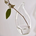 花瓶 airy drop エアリードロップ 直径6×13cm フラワーベース L ( 花びん 花器 ベース ガラスベース ガラス 吊り下げ 卓上 2way 花ビン スタンド 硝子 がらす 一輪挿し ハンギング つり下げ 壁掛け )【39ショップ】