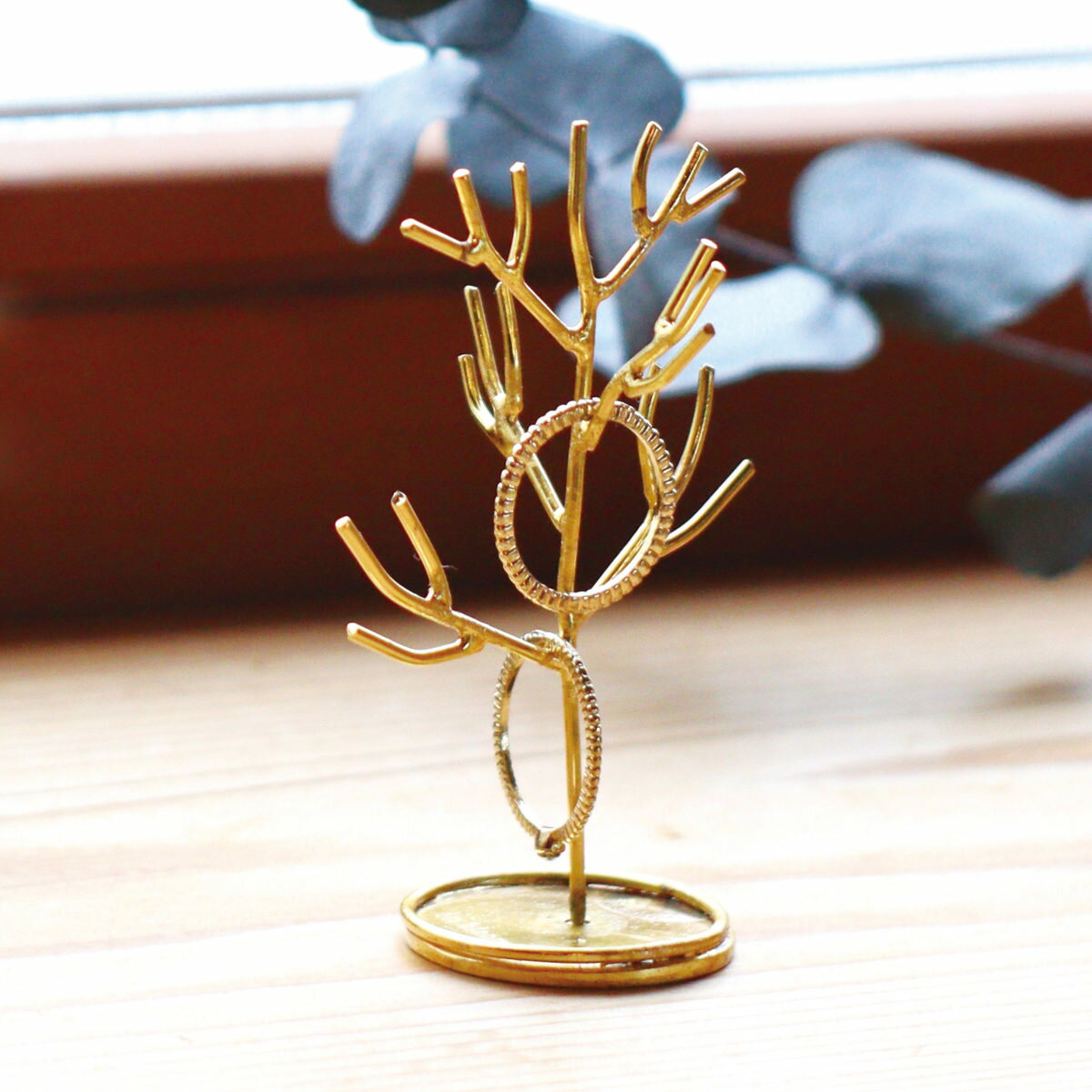 in bloom アクセサリースタンド ツリー Sサイズ ( インブルーム アクセサリー 収納 真鍮風 指輪 イヤリング ジュエリースタンド トレイ ピアス ト...