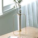 花瓶 アルミシリンダースタンド L インブルーム ( 花びん 花器 フラワーベース アイアン アルミ フラワースタンド 花ビン ゴールド シルバー スタンド アルミベース Lサイズ )【39ショップ】