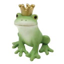 置き物 王冠のカエル Copeau コポー ( カエル コポタロウ 置物 玄関 かえる 蛙 グッズ マスコット ミニチュア 雑貨 オーナメント インテリア 飾る かわいい 可愛い オブジェ リビング 卓上 机上 小さい ミニ ) 【39ショップ】
