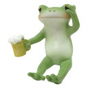 置き物 ほろよいのカエル Copeau コポー ( カエル コポタロウ 置物 玄関 かえる 蛙 グッズ マスコット ミニチュア 雑貨 オーナメント インテリア 飾る かわいい 可愛い オブジェ リビング 卓上 机上 小さい ミニ ) 【39ショップ】