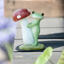 オーナメント ミドル きのことカエル Copeau ( コポー カエル コポタロウ 置物 飾り フィギュア きのこ 玄関 机 かえる 蛙 グッズ マスコット ミ...