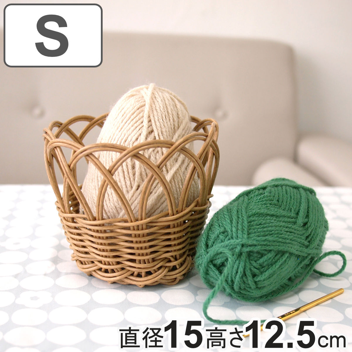 楽天市場】ラタン バスケット 丸(かご・バスケット|収納用品 楽天市場】ラタン バスケット 丸(かご・バスケット|収納用品