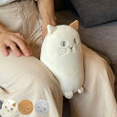 クッション にゃふにゃふ 高反発ぬいぐるみ ( ぬいぐるみ もちもち ねこ 猫 ながら 筋トレ グッズ 簡単 高反発 ウレタン フィットネス エクササイズ 足 ...