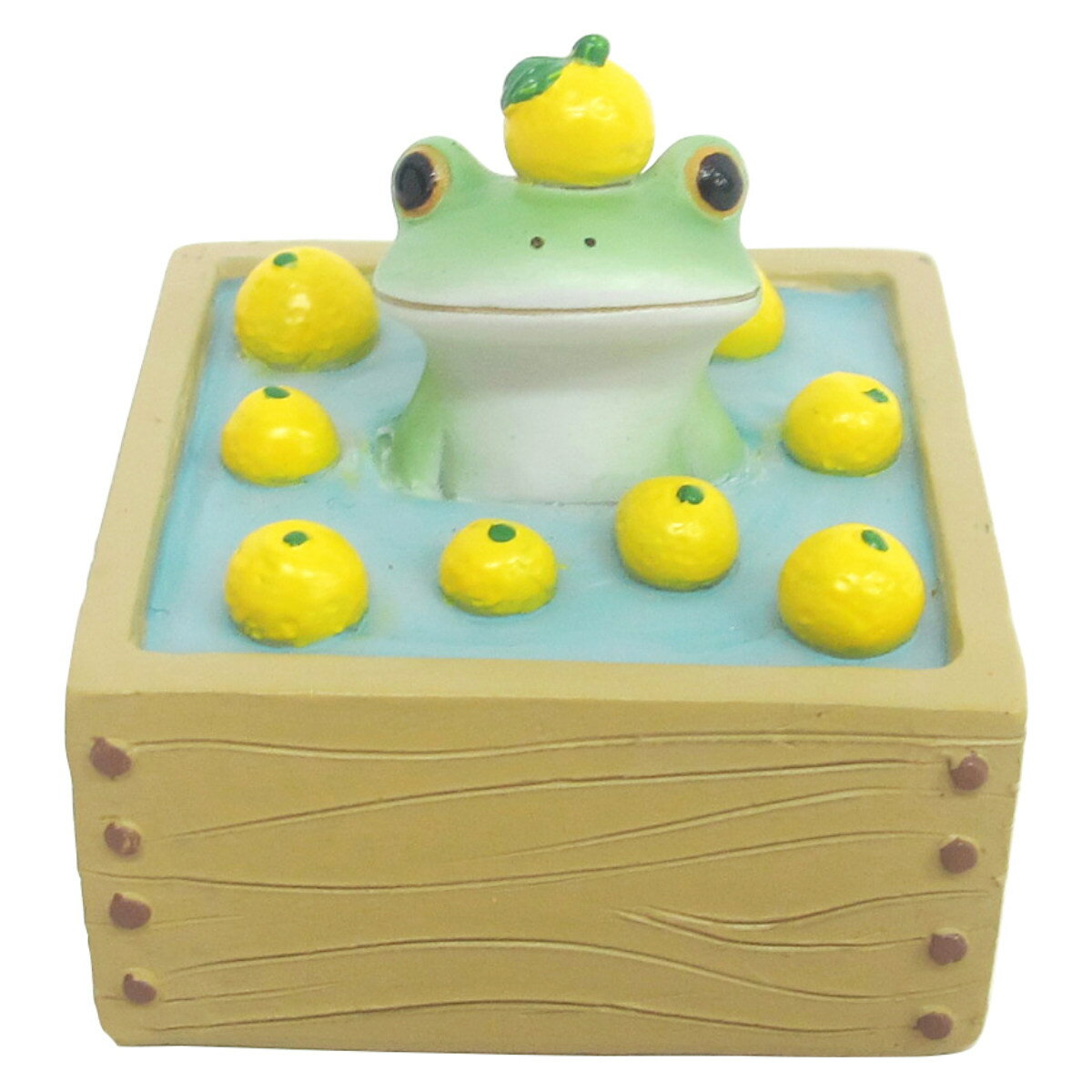 コポー ゆず湯であったか カエル 置物 （ Copeau 置き物 コポタロウ かえる 蛙 グッズ マスコット ミニチュア 雑貨 オーナメント インテリア 玄関 飾る かわいい 可愛い オブジェ リビング 卓上 机上 小さい デスク ）【39ショップ】