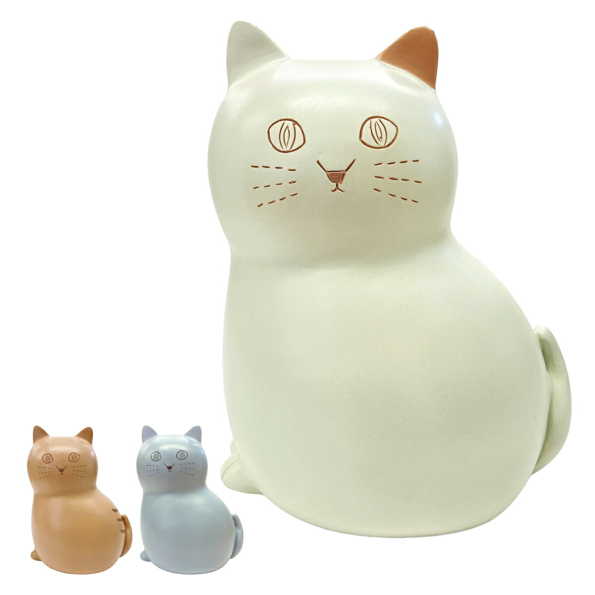 卓上 収納 マルチケース にゃふにゃふ レジン マルチスタンド ( ペンスタンド 文具 ペン立て デスク収納 猫 ネコ 雑貨 デスク 机 オフィス インテリア ...