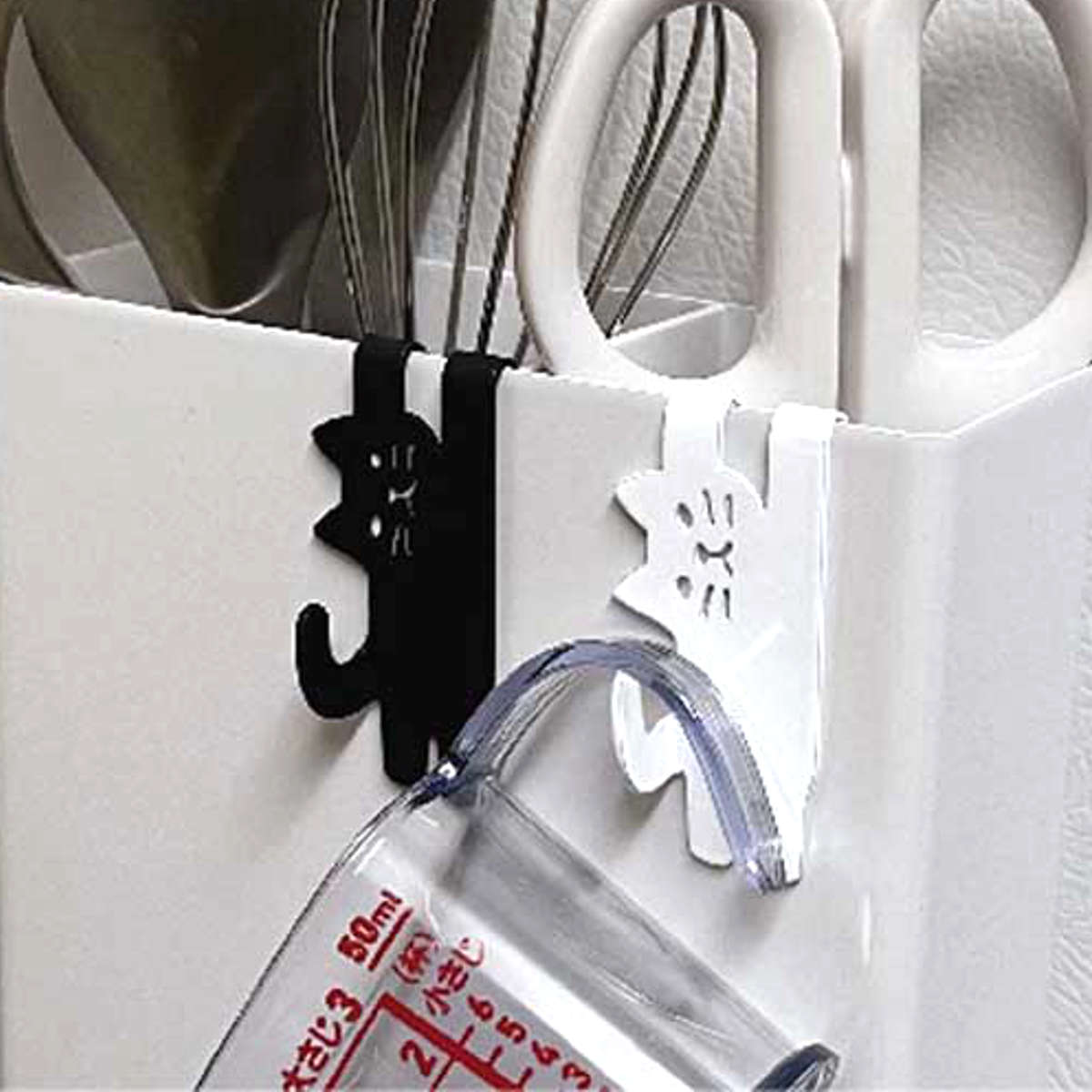 キッチンフック NEKO DECO KITCHEN フック 猫 レンジフード （ ネコデコキッチン  ...