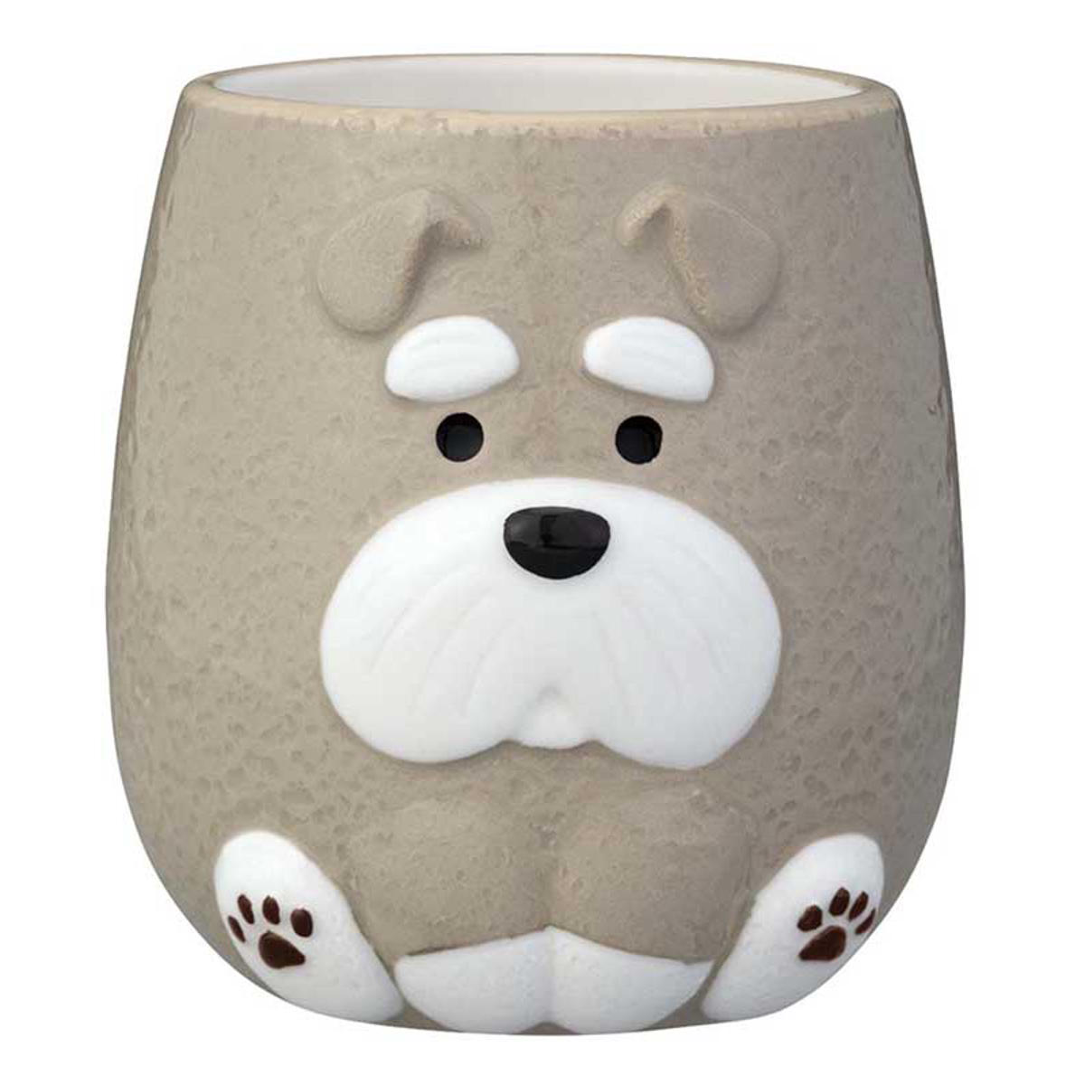 マグカップ わんわんマグ （ 240ml 陶器 シュナウザー マグ マグコップ カップ 食器 wanKoron 犬好き 癒し コレクション インテリア かわいい ）【39ショップ】 interior-palette-10209965 インテリアパレット サンプル画像3