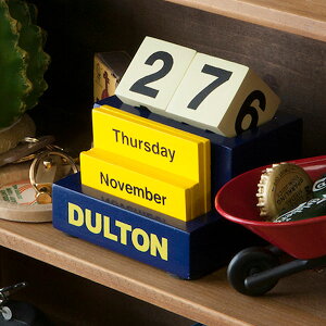 卓上カレンダー ダルトン DULTON デスクトップカレンダー （ カレンダー 木製 文房具 文具 おしゃれ オシャレ 木 万年カレンダー ）【39ショップ】