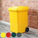 ゴミ箱 45L ダルトン DULTON 屋外兼用 プラスチックトラッシュカン ( 送料無料 ごみ箱 45リットル 蓋つき キャスター付き 排水栓 キッチン リビ...