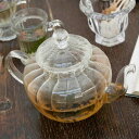 ティーポット 600ml 耐熱ガラス パンプキン おしゃれ ダルトン DULTON ( 紅茶ポット 急須 ストレーナー付き 茶こし付き ガラスティーポット リー...