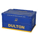 DULTON 収納ボックス フォールディングコンテナ 40L ( ダルトン 幅53×奥行36.6×高さ28.3cm コンテナ 収納 折りたたみ 収納ケース 小物収納 簡易ロック おしゃれ 頑丈 フタ付き キャンプ アウトドア 小物入れ スタッキング )【39ショップ】