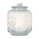 保存容器 ガラス ダルトン GLASS COOKIE JAR 5L クッキージャー ( DULTON キャニスター ガラス瓶 米びつ ガラスジャー 密閉 蓋付き ガラスポット ガラス容器 ストック ペットフード パスタ お米 保存 クリア )【39ショップ】(3)
