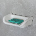 ダルトン DULTON ソープディッシュ 石鹸置き 壁掛け PORCELAIN BIG SOAP DISH ( 石鹸トレー ソープトレイ 磁器 ポーセリン 陶器 石けん置き 壁付け せっけん 収納 固形石鹸 陶磁器 ホワイト 石けん台 )【39ショップ】