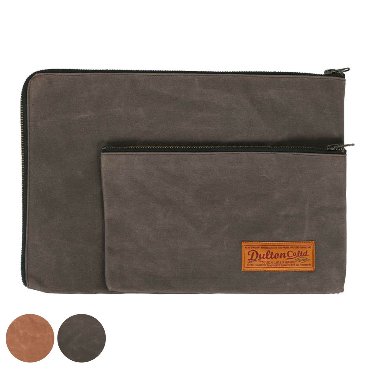ポーチ ダルトン WAX CANVAS TOOL POUCH Sサイズ Lサイズ フラットポーチ ( DULTON 小物入れ マルチポーチ 小物収納 A4 タブ...