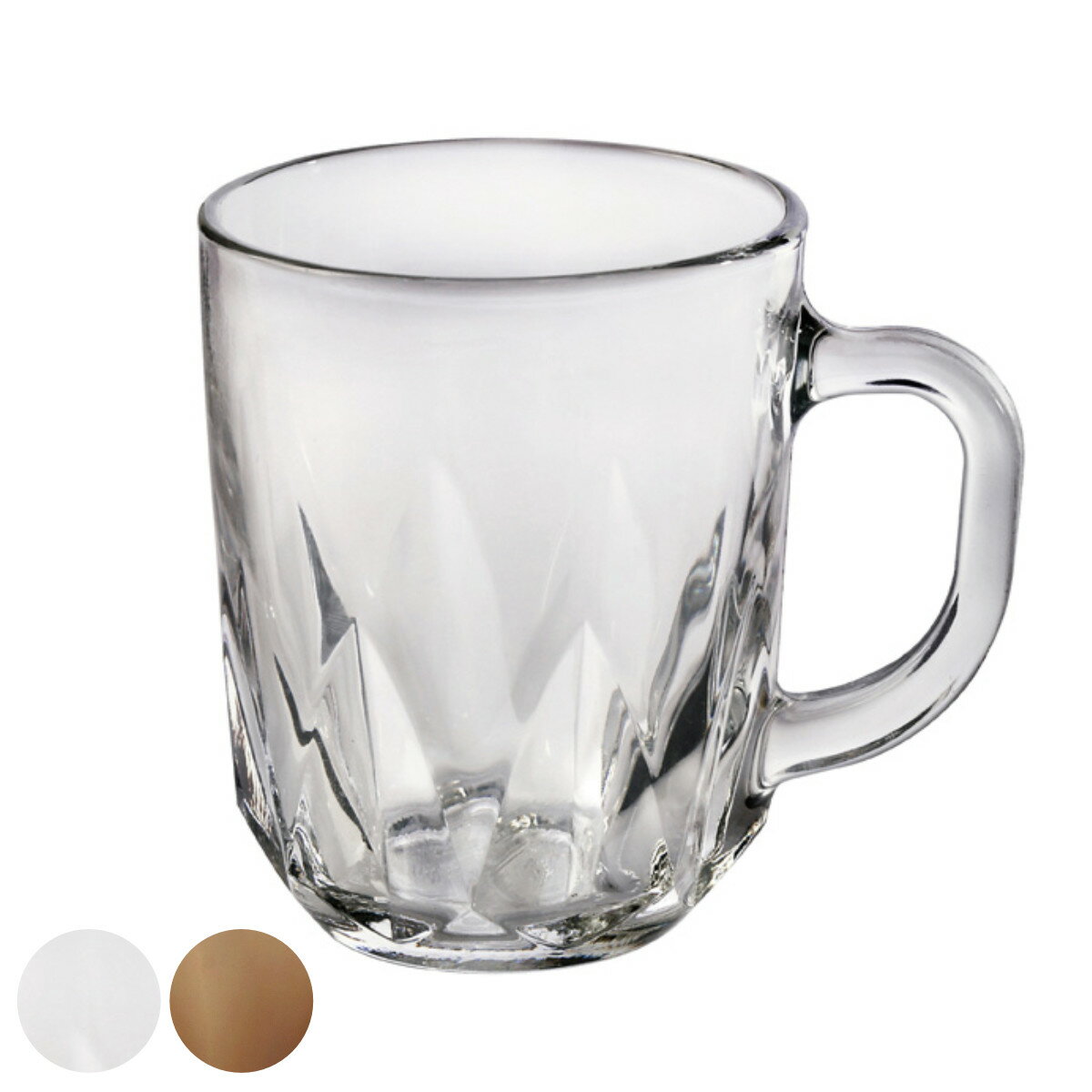 DURALEX デュラレックス ルクソールマグ 250ml （ マグカップ コップ グラス ガラス 強化ガラス 電子レンジ対応 食洗機対応 熱湯OK おしゃれ かわいい マグ カップ ガラスマグ 紅茶 コーヒー ハーブティー ティータイム ）【39ショップ】
