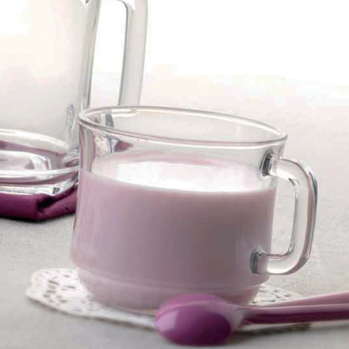 DURALEX デュラレックス リス エンピラブルマグ 220ml （ マグカップ コップ グラス ガラス 強化ガラス 電子レンジ対応 食洗機対応 熱湯OK おしゃれ かわいい マグ カップ ガラスマグ 紅茶 コーヒー ハーブティー ）【39ショップ】