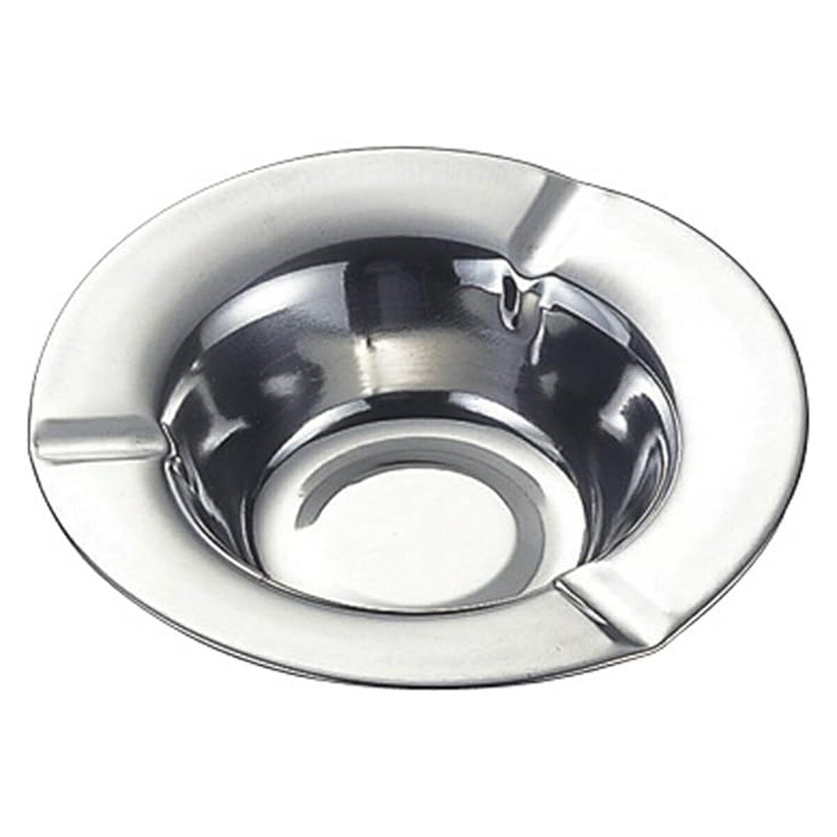 灰皿 深型 ステンレス （ はいざら タバコ 喫煙 卓上灰皿 吸い殻入れ シンプル 喫煙所 アッシュトレイ ）【39ショップ】