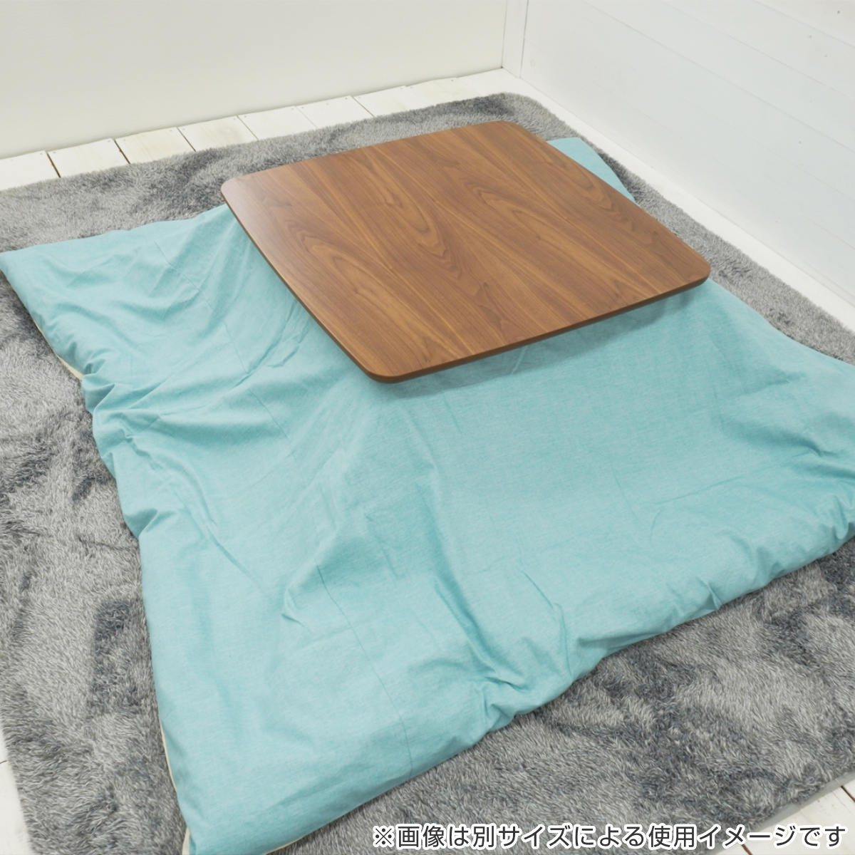 こたつ布団カバー 200×240cm 長方形 綿100% 日本製 ( 送料無料 こたつ布団 カバー コタツ布団 洗える コタツ布団カバー こたつカバー コタツカバー 無地 シンプル おしゃれ 国産 紐付き 洗濯 ) 【39ショップ】 [2]