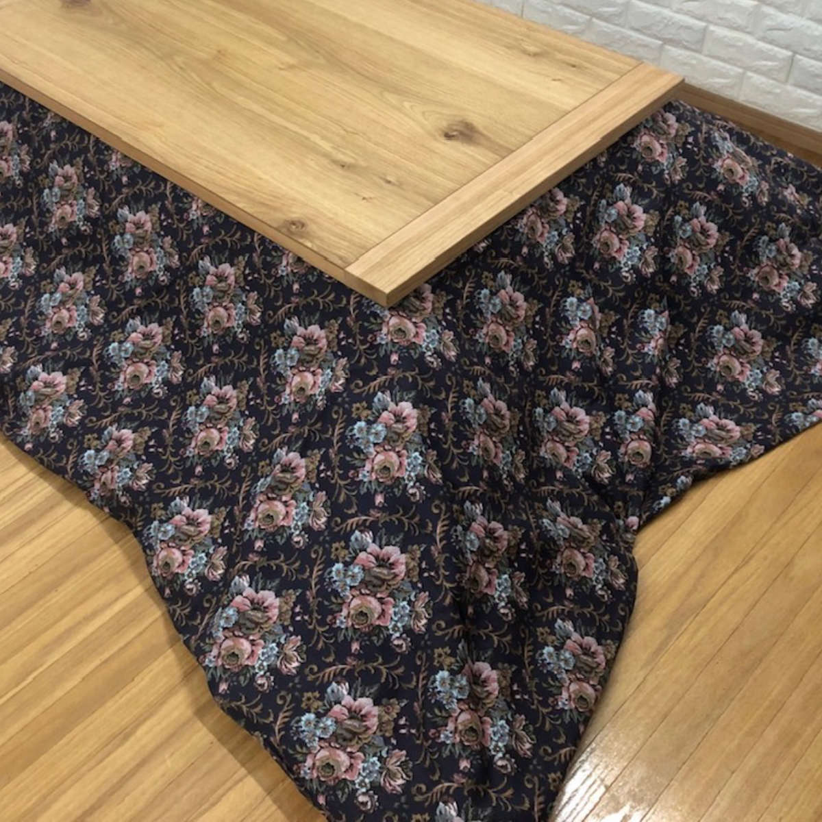 こたつ布団カバー 170×170cm 正方形 ゴブラン 綿100% 日本製 ( 送料無料 カバー こたつ布団 こたつカバー コタツカバー こたつ掛布団カバー 洗える 花柄 エレガント シック ) 【39ショップ】 [2]