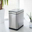 EKO ゴミ箱 20L デラックスファントム センサービン ステンレス ( ごみ箱 自動開閉 センサー 20リットル 自動ゴミ箱 大きい 両面開き イーケーオー ふた付きゴミ箱 ワイド リビング キッチン 電池式 シンプル おしゃれ )【39ショップ】