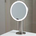 EKO 卓上ミラー イミラプロ 両面センサーミラー ( LEDライト メイクアップ ミラー 3モード 調光 センサー 自動点灯 5倍 拡大鏡 角度調節 コードレ...