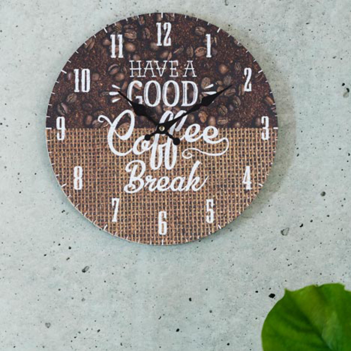 掛け時計 33cm COFFEE BEANS＆BAG SHOP series モチーフクロック