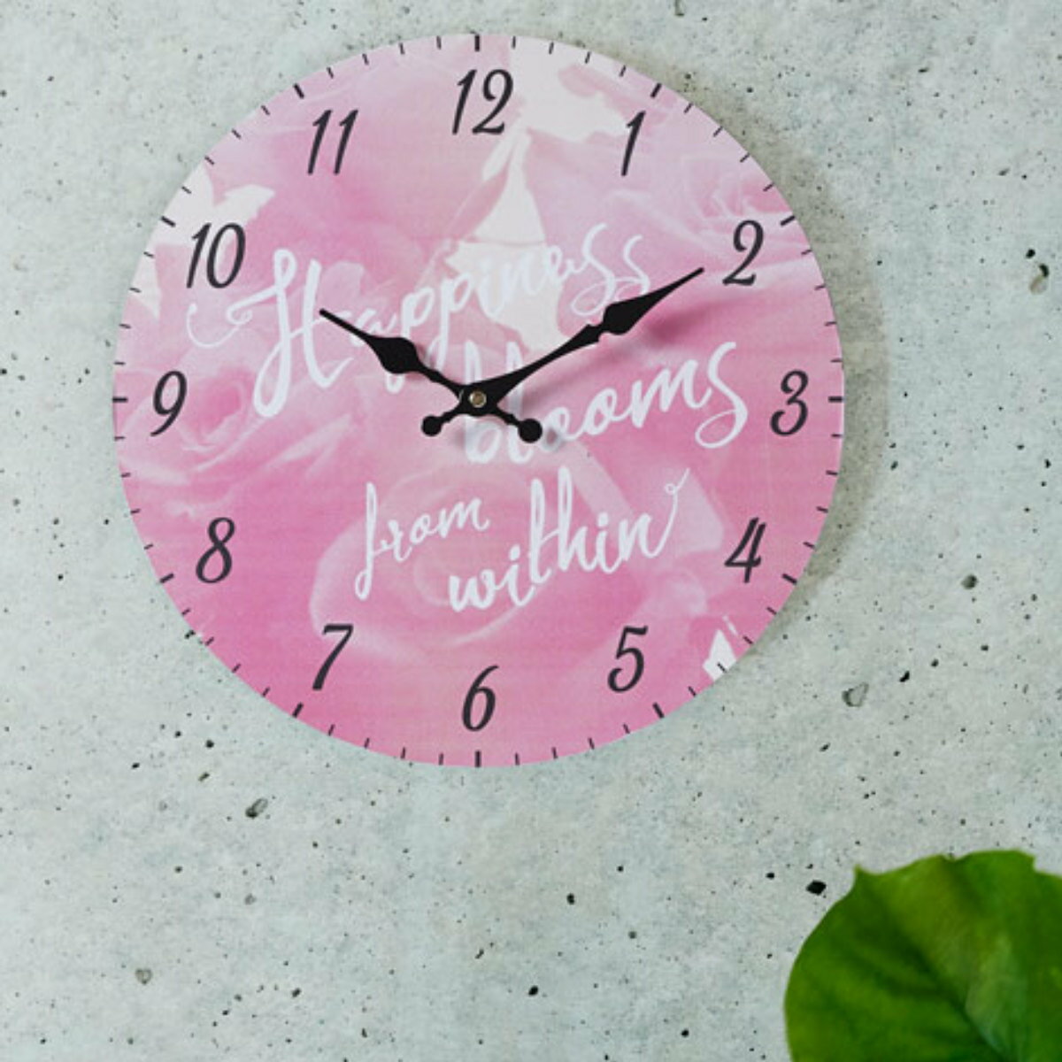 掛け時計 33cm ROSE ローズ SHOP series モチーフクロック