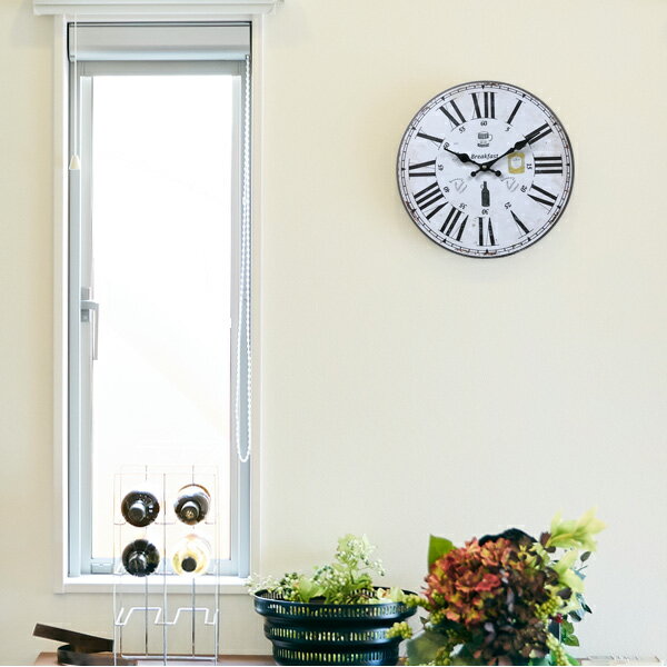 掛け時計 33cm カフェタイム 2 モチーフクロック Cafe Time