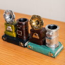 ペン立て アンティーク ペンスタンド 蓄音器 ( ペンホルダー 文具 デスク収納 文房具 雑貨 デスク 机 オフィス レトロ インテリア ディスプレイ 置物 オ...