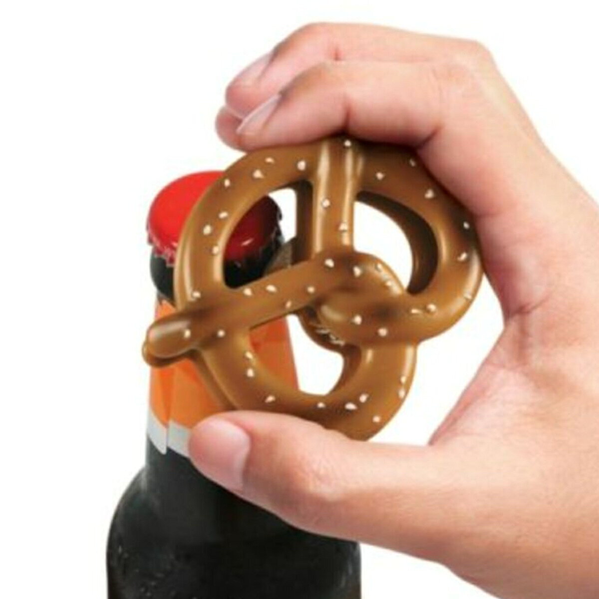 ボトルオープナー クリップ Fred ビアプレッツェル （ 栓抜 オープナー せん抜き フードクリップ キッ..