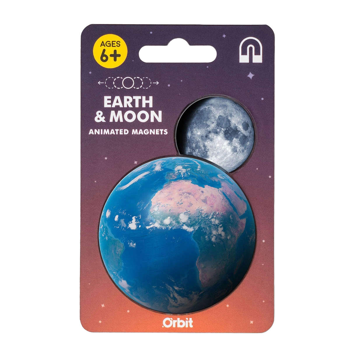 SUCK UK マグネット チェンジング Moon＆Earth 月 地球 （ サックユーケー 磁石 文房具 文具 ステーショナリー 事務用品 ホワイトボード 冷蔵庫 書類 メモ 掲示 デスク収納 収納 オフィス 整理 整頓 事務 会社 学校 家 ）【39ショップ】