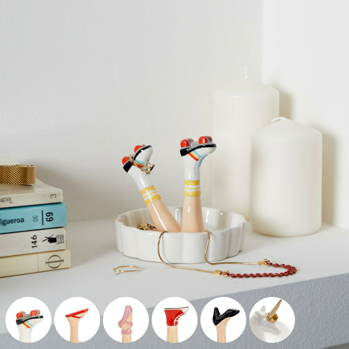 リングホルダー balvi 指輪置き アクセサリーケース 小物入れ （ バルビ アクセサリー 収納 ディスプレイ 指輪 ピアス ブレスレット トレー ジュエリースタンド トレイ イヤリング リビング 玄関 飾る おしゃれ スタンド ）【39ショップ】