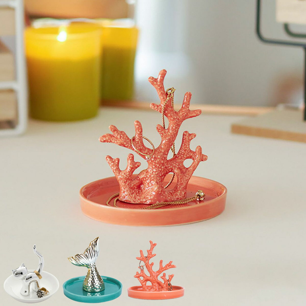 リングホルダー balvi 指輪置き アクセサリーケース 動物 小物入れ （ バルビ アクセサリー 収納 ディスプレイ 指輪 ピアス ブレスレット トレー ジュエリースタンド トレイ イヤリング リビング 玄関 飾る おしゃれ スタンド ）【39ショップ】