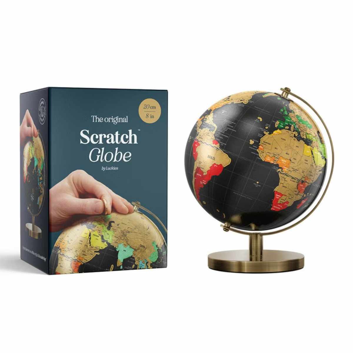 SUCK UK 地球儀 スクラッチ 20cm インテリア 世界地図 地球 （ サックユーケー 旅 ...