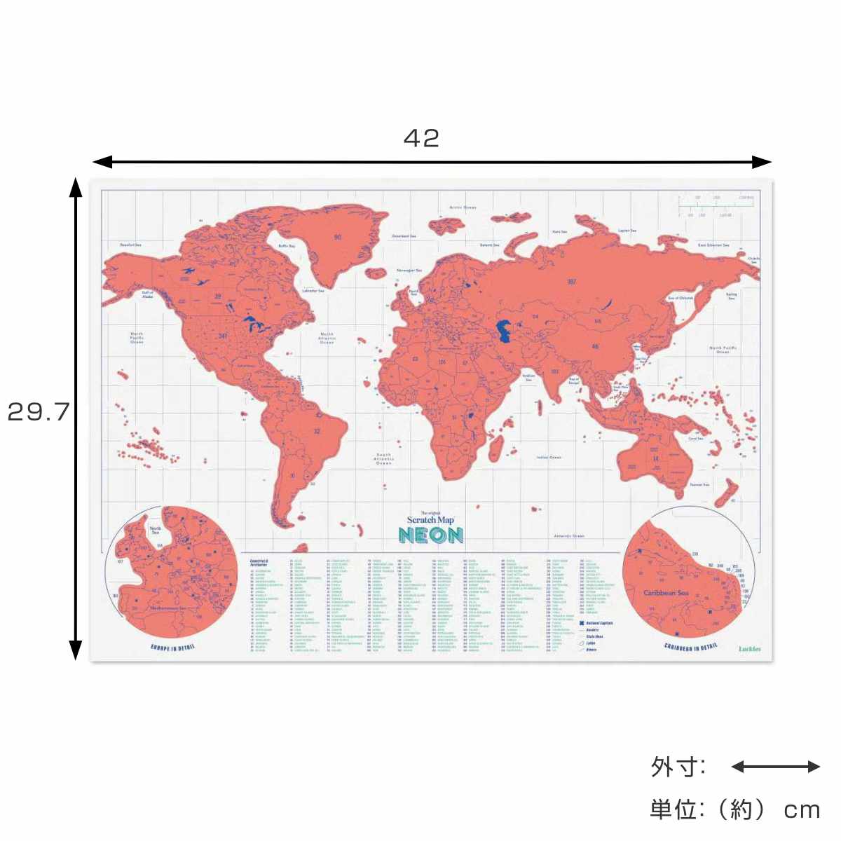 SUCK UK スクラッチマップ インテリア 世界地図 地球 （ サックユーケー 地図 マッ...
