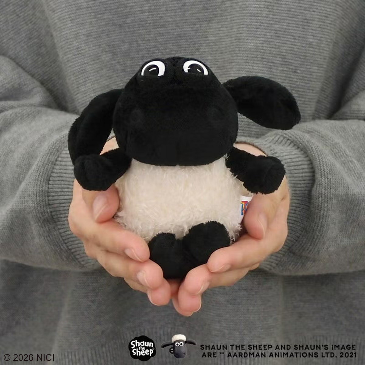 NICI ティミー クラシック 15cm ぬいぐるみ ひつじのショーン （ ニキ ヌイグルミ 手のひらサイズ ふわふわ 動物 ひつじ 羊 雑貨 インテリア アニマル プレゼント かわいい 人形 手乗り 小さい おもちゃ 玩具 癒しグッズ ）【39ショップ】