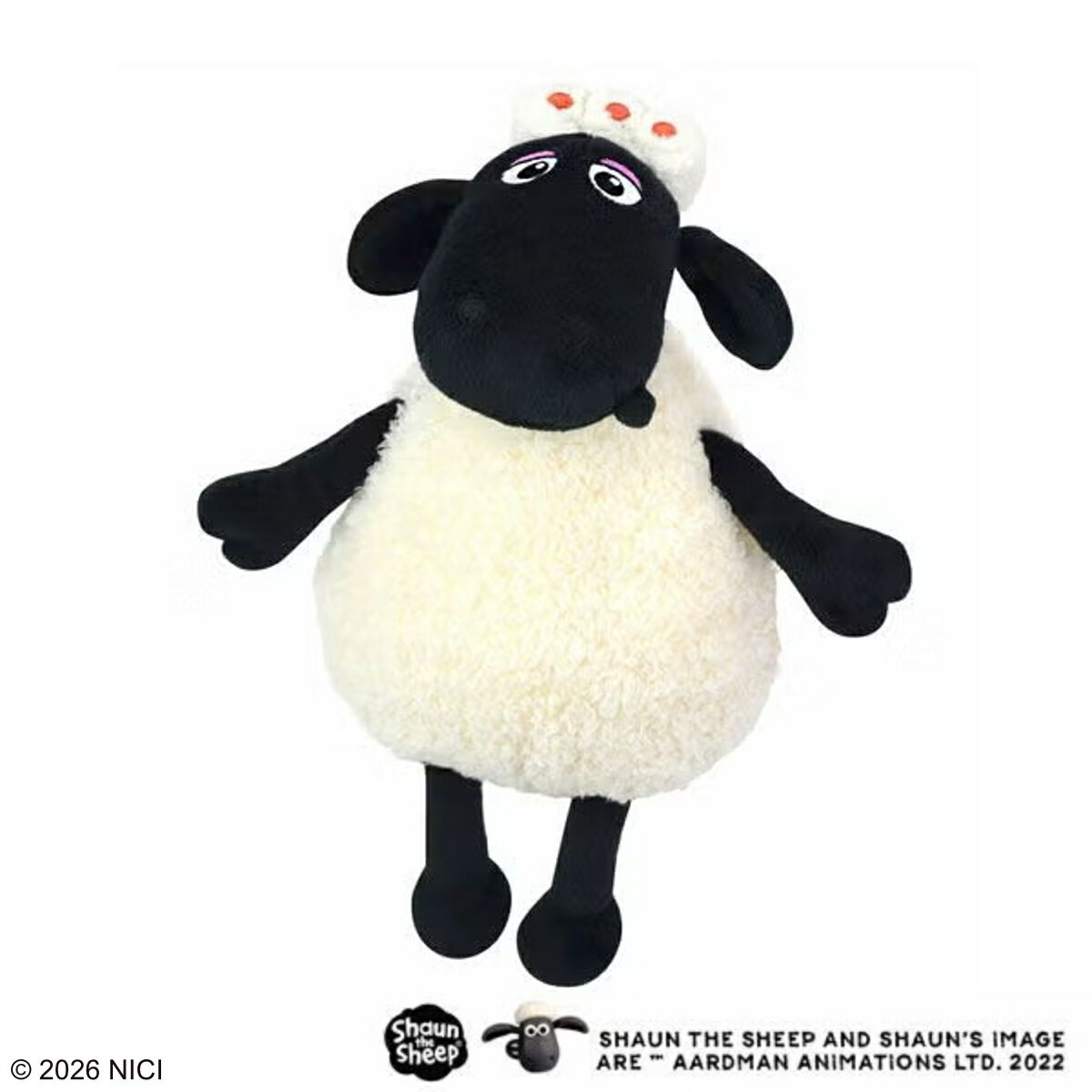 NICI 티미 엄마 클래식 25cm 봉제인형 양의 숀 ( 니키 누이구루미 푹신푹신 동물 상품 귀여운 캐릭터
