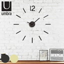 時計 シール 壁掛け umbra シンプル （ 送料無料 壁掛け時計 掛時計 ステッカー アンブラ ウォールクロック クロック おしゃれ ） 【39ショップ】