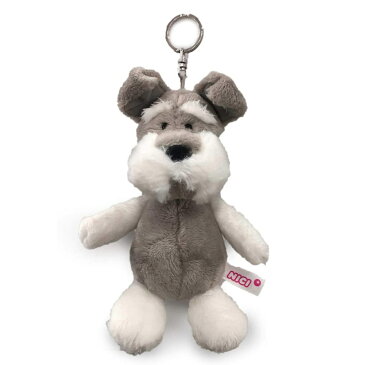 コインポーチ NICI シュナウザー （ ニキ コインケース 小物入れ 小銭入れ ぬいぐるみ マスコット ポーチ キーホルダー 犬 アニマル 動物 ギフト プレゼント グッズ かわいい おでかけ かばん リュック 持ち運び ）【39ショップ】