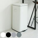 ゴミ箱 30L Galva ペダル式 ( ごみ箱 30リットル ペダルペール 幅27 分別 角型 ふた付き スリム スチール レトロ バケツ型 ダストボックス ...