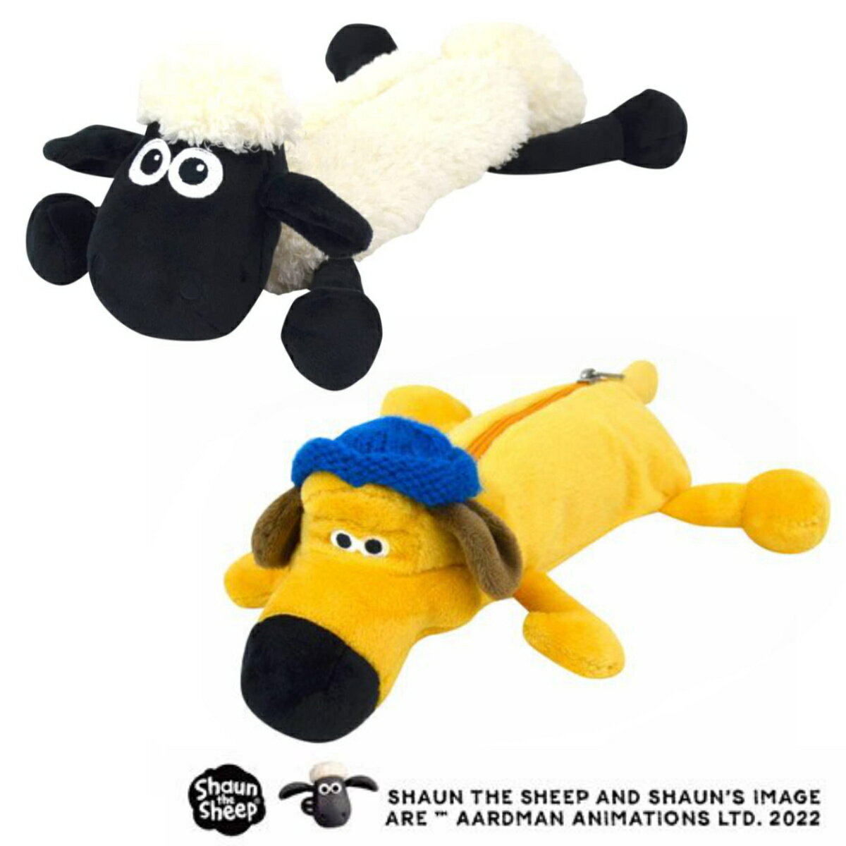 フィギュアポーチ NICI ひつじのショーン ペンケース ( ニキ ポーチ ショーン ビッツァー 小物入れ 筆箱 ぬいぐるみ マスコット ペンポーチ 文房具 お...