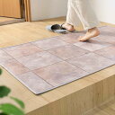 玄関マット 室内用 60×90cm セラミックタイル 撥水加工 ( 玄関 マット 屋内 拭ける 室内 厚さ5mm キッチン 撥水 防水 抗菌 防カビ 滑り止め ...