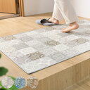 玄関マット 室内用 60×90cm アンティグオ 撥水加工 ( 玄関 マット 屋内 拭ける 室内 厚さ5mm キッチン 撥水 防水 抗菌 防カビ 滑り止め おし...