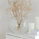 花瓶 割れないガラス PV球形 直径30×高さ22.5cm ( 花びん 花器 フラワーベース 球型 丸 鉢 透明 割れない ポリカーボネート プラ クリア 花 植物 植木鉢 苔 グリーン 金魚鉢型 インテリア おしゃれ 丈夫 )【39ショップ】