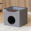 ペットハウス ルーフベッド付き 室内 ( 犬 猫 ペット 犬用 猫用 コンパクト 小型 ハウス ルーフ付き ソファ ベッド 折りたたみ ペット用 キャットハウス...