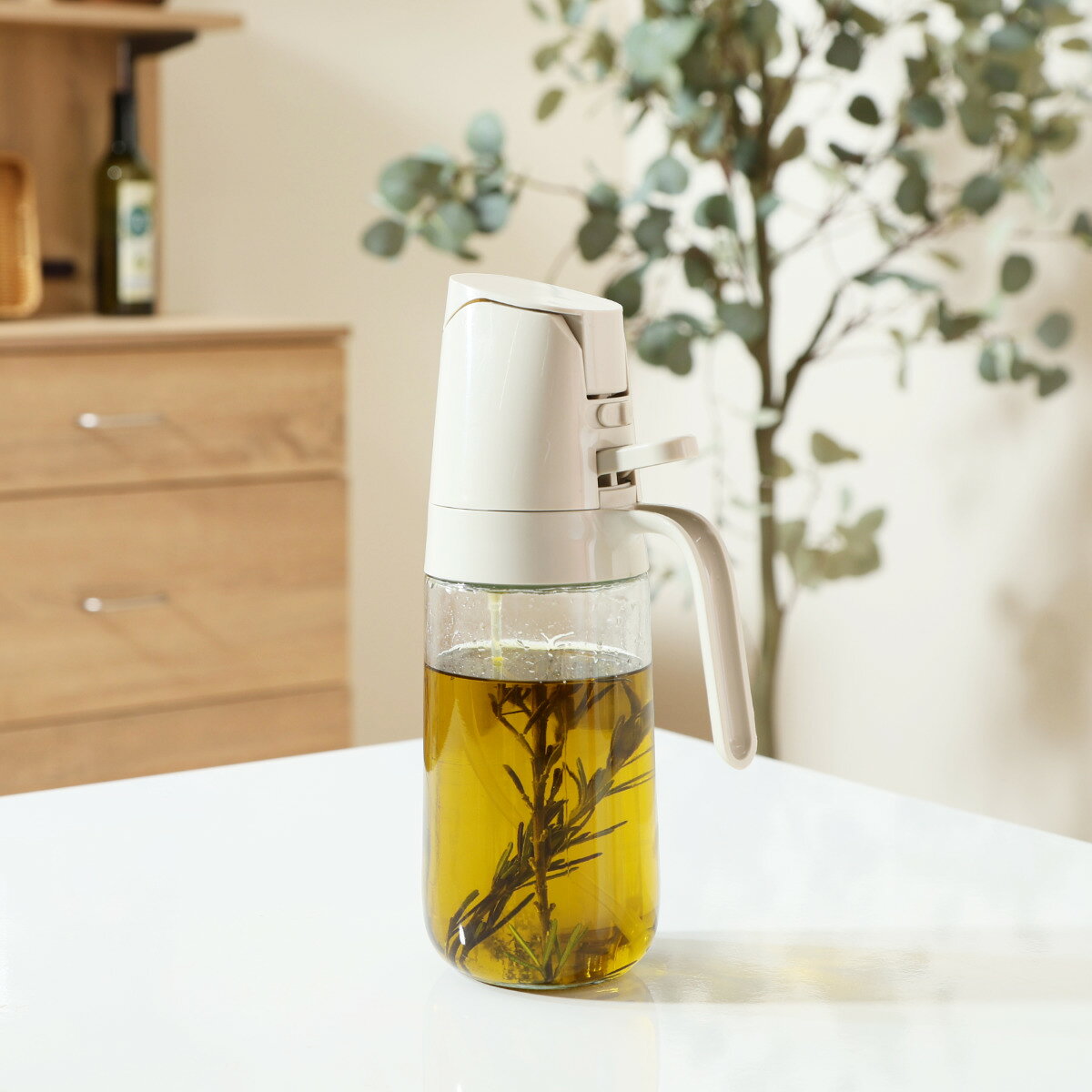 オイルボトル 500ml 2wayオイルディスペンサー （ オイルスプレー 調味料入れ オイル＆ビネ ...