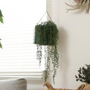 フェイクグリーン グリーンネックレス ハンギング 吊り下げ ( 人工観葉植物 造花 植物 観葉植物 吊るす 壁掛け アートグリーン 水やり不要 お手入れ簡単 フ...